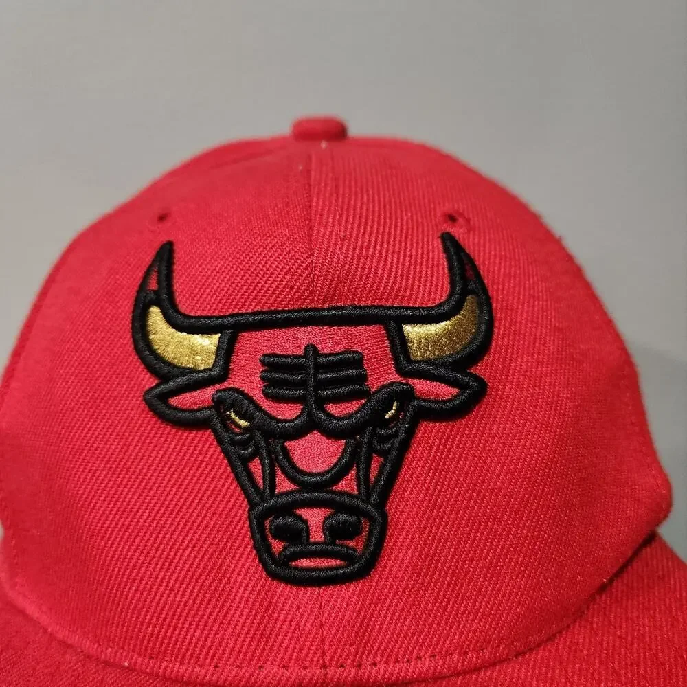 Chicago Bulls NBA Basketball 50th‎ Anniversary Mitchell & Ness Snapback Hat Cap